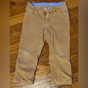 Jacadi Tan Corduroy Pants - flannel lined - size 3